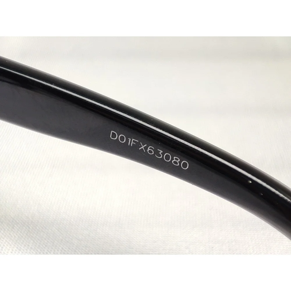 Gucci GG1117O 001 Black Acetate Rectangle Eyeglass Frames Italy 56-17-145
